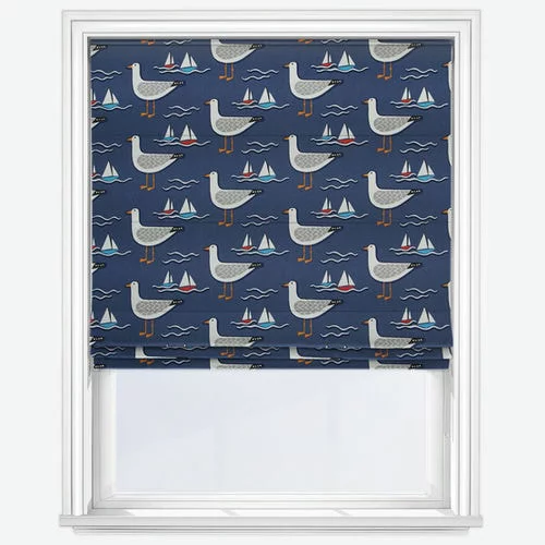 Emilia Navy Roman Blind | Online Blindz