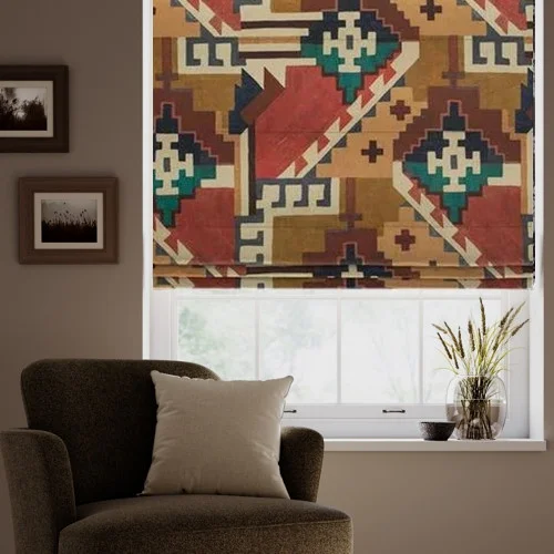 Emylia Tribal Roman Blind | Online Blindz