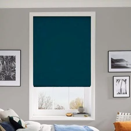 Esther Indigo Roman Blind | Online Blindz