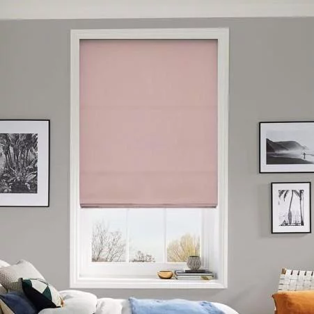 Esther Powder Roman Blind | Online Blindz