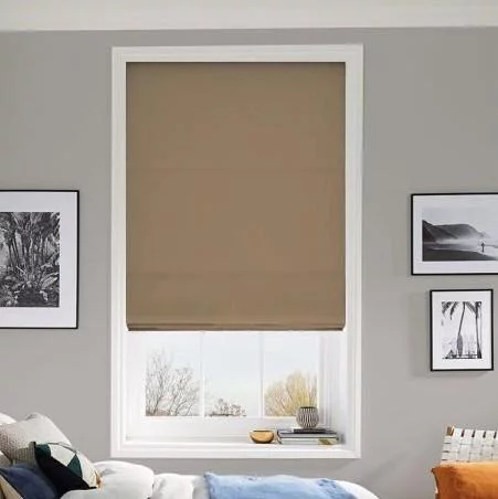 Esther Toffee Roman Blind | Online Blindz