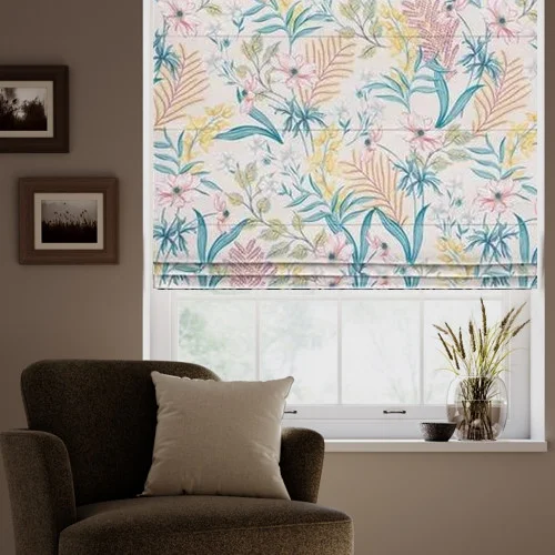 Eulalia Blush Roman Blind | Online Blindz