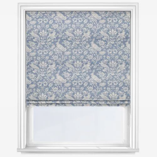 Evalina Indigo Roman Blind | Online Blindz