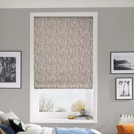 Flourish Putty Roman Blind | Online Blindz