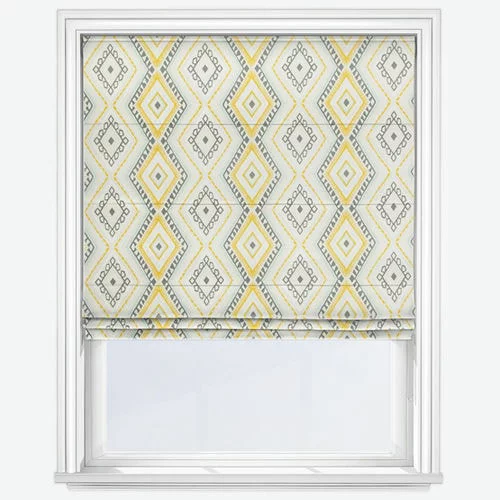 Francesca Ochre Roman Blind | Online Blindz