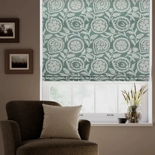 Germination Porcelain Roman Blind | Online Blindz