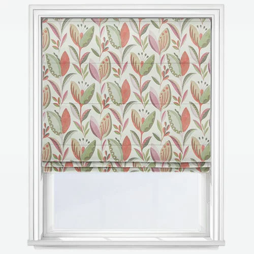 Gladiolus Pomegranate Roman Blind | Online Blindz