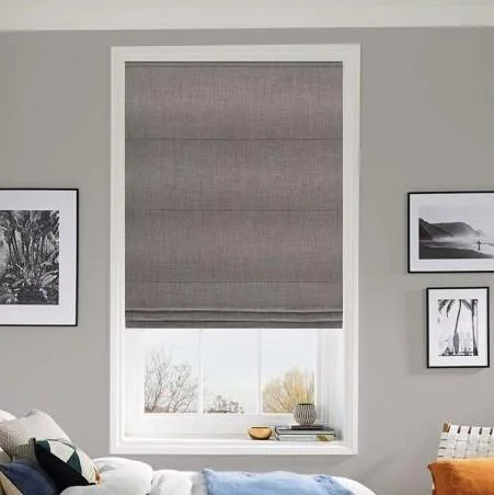 Grove Grey Roman Blind | Online Blindz