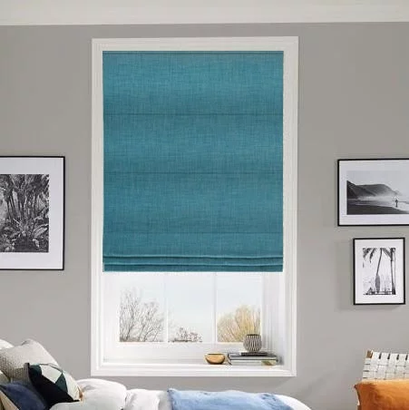 Grove Teal Roman Blind | Online Blindz