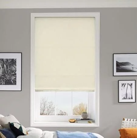 Gwendolyn Ivory Roman Blind | Online Blindz