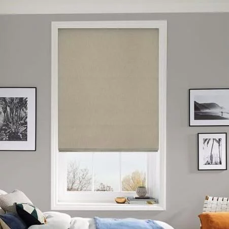 Gwendolyn Linen Roman Blind | Online Blindz