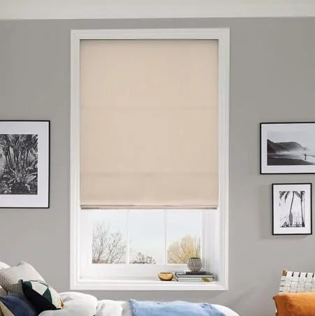 Gypsophila Linen Roman Blind | Online Blindz