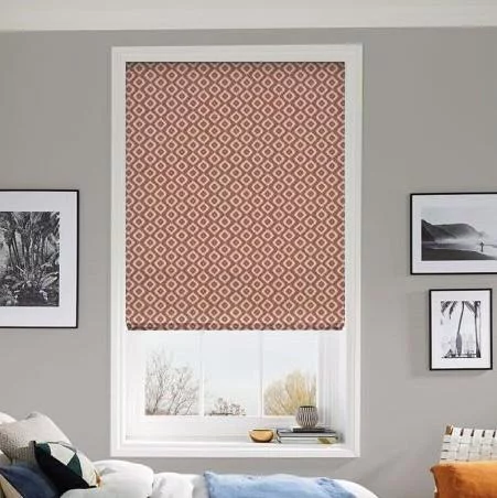 Hailey Red Roman Blind | Online Blindz