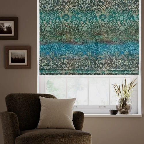 Halcrow Lagoon Roman Blind | Online Blindz