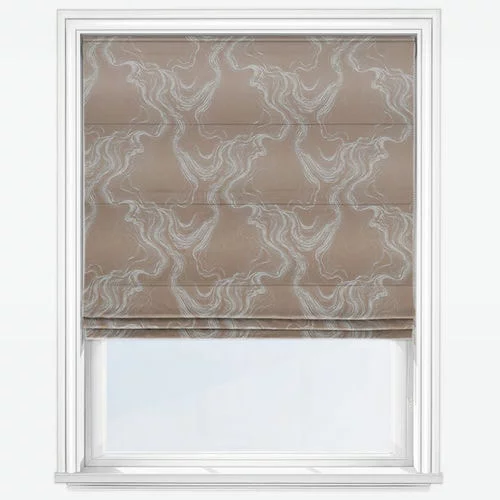 Ianthe Taupe Roman Blind | Online Blindz