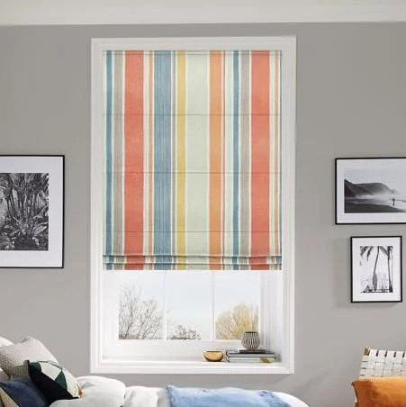 Ida Burnt Orange Roman Blind | Online Blindz