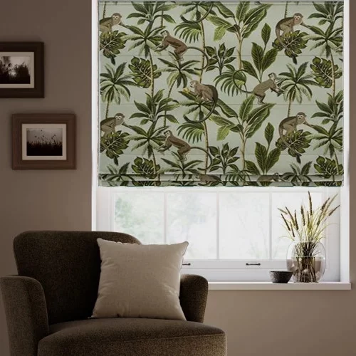 Janet Natural Roman Blind | Online Blindz