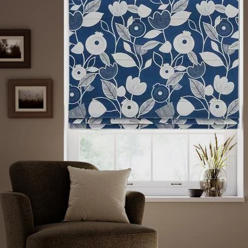 Jolie Indigo Roman Blind | Online Blindz