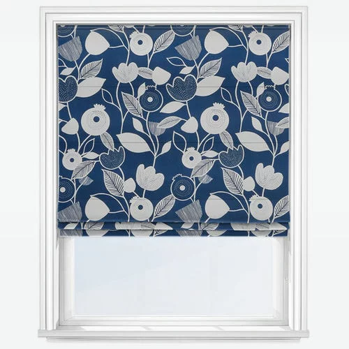 Jolie Indigo Roman Blind | Online Blindz