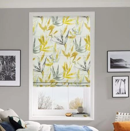 Karissa Ochre Roman Blind | Online Blindz