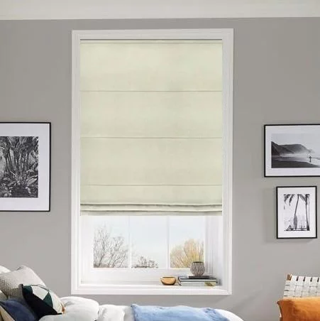 Kaylen Cream Roman Blind | Online Blindz