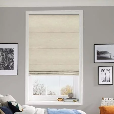 Kaylen Natural Roman Blind | Online Blindz