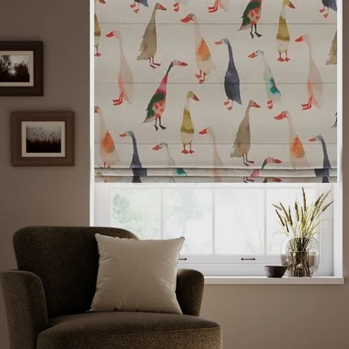 Lilian Linen Roman Blind | Online Blindz