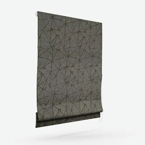 Linnea Charcoal Roman Blind | Online Blindz