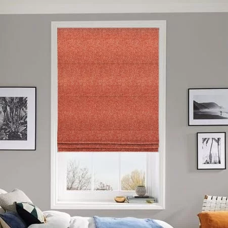 Lyric Burnt Orange Roman Blind | Online Blindz