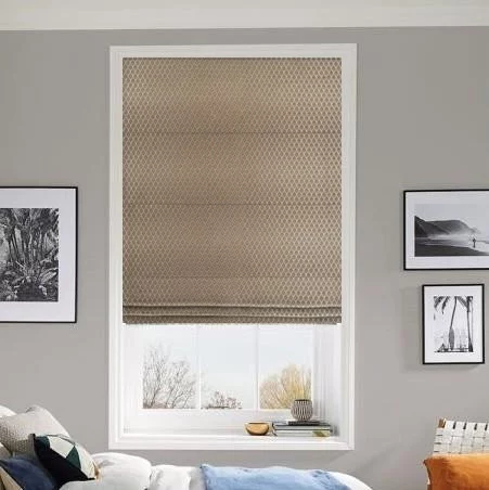 Mae Chocolate Roman Blind | Online Blindz