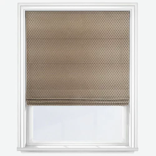 Mae Chocolate Roman Blind | Online Blindz