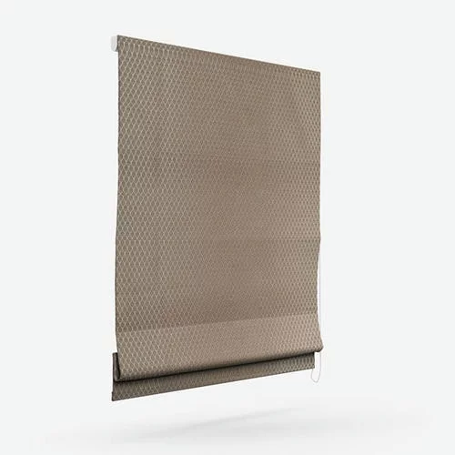 Mae Chocolate Roman Blind | Online Blindz