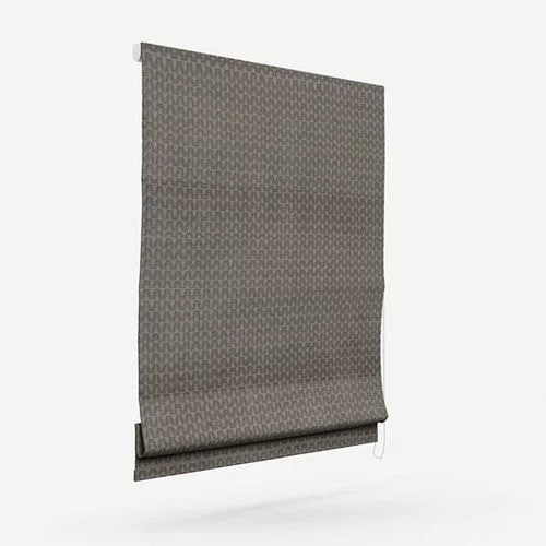 Malou Charcoal Roman Blind | Online Blindz