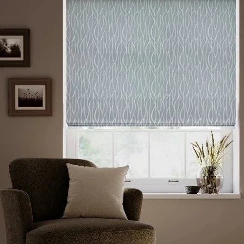 Marcella Wedgewood Roman Blind | Online Blindz