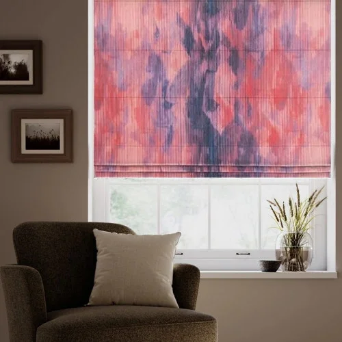 Mariella Fuchsia Roman Blind | Online Blindz