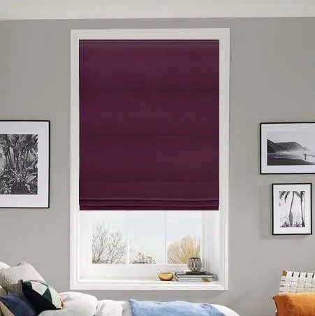 Medley Plum Roman Blind | Online Blindz