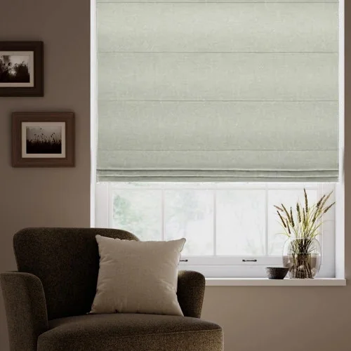 Melissa Silver Roman Blind | Online Blindz