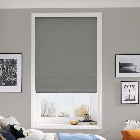 Mila Platinum Roman Blind | Online Blindz