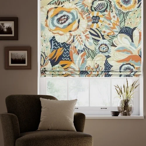 Milena Indigo Roman Blind | Online Blindz