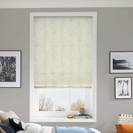 Miley Ecru Roman Blind | Online Blindz