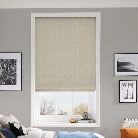 Nia Ecru Roman Blind | Online Blindz