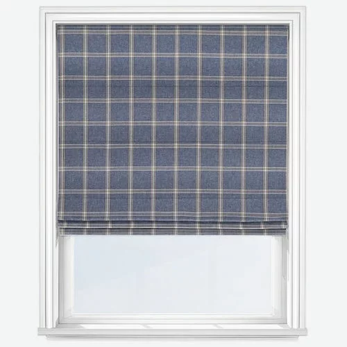 Noella French Blue Roman Blind | Online Blindz