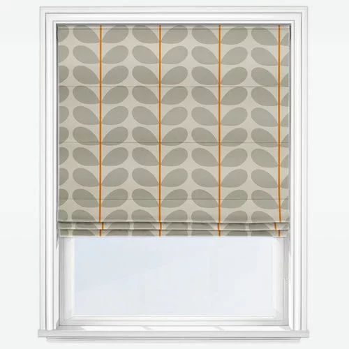 Zariah Warm Grey Roman Blind | Online Blindz