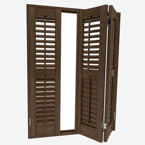 Annalyn Chestnut Shutter Blind | Online Blindz