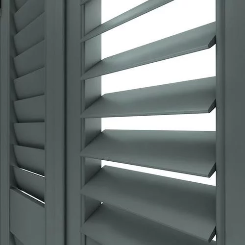 Annalyn Dark Grey Shutter Blind | Online Blindz