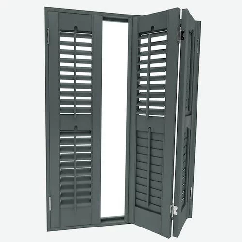 Annalyn Dark Grey Shutter Blind | Online Blindz