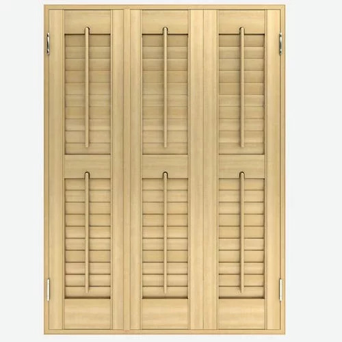 Annalyn Natural Oak Shutter Blind | Online Blindz