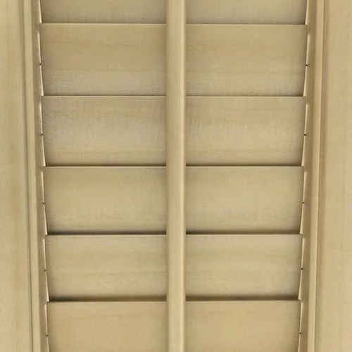 Annalyn Natural Oak Shutter Blind | Online Blindz