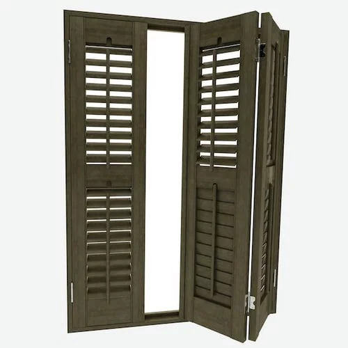 Annalyn Walnut Shutter Blind | Online Blindz