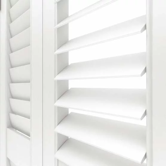 Antonia Silk White Shutter Blind | Online Blindz